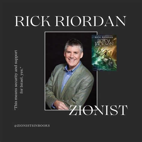 is rick riordan a zionist